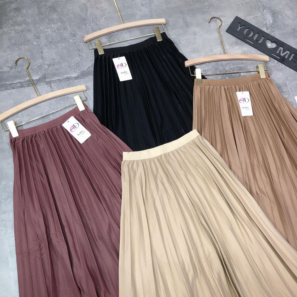 Chân váy dập li ánh nhũ mã 808( kèm ảnh thật) (chuẩn hàng) | BigBuy360 - bigbuy360.vn