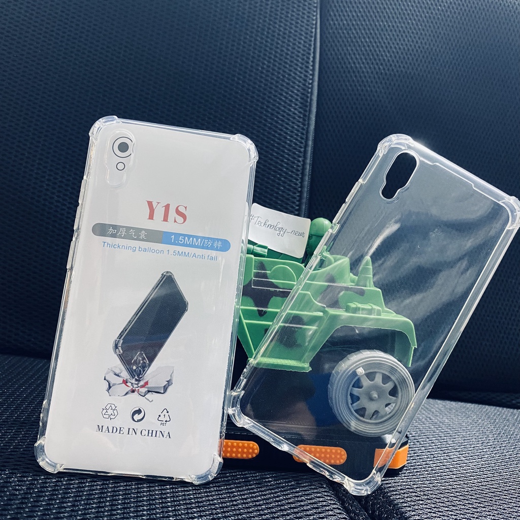 Ốp lưng chống sốc Vivo Y1s trong suốt cao cấp bo 4 góc chống va đập