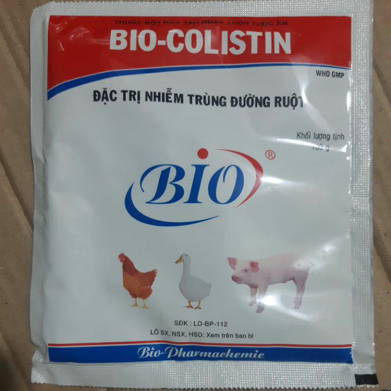 Bột pha Bio Colistin 100g