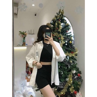 [ BIGSIZE ] Sơ mi nhưng tăm form rộng