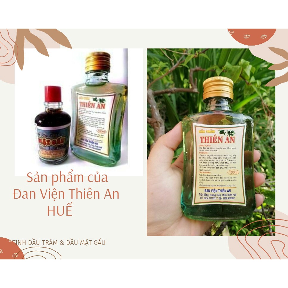 Combo 3 chai dầu XOA BÓP MẬT GẤU ĐAN VIỆN THIÊN AN - HUẾ