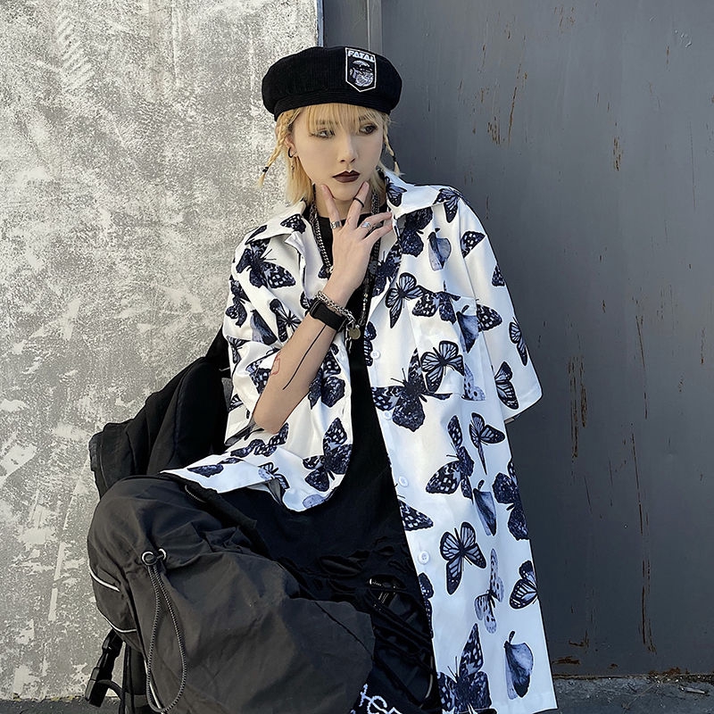 Áo Sơ Mi Tay Ngắn Dáng Rộng Phong Cách Thời Trang Hàn Quốc Cho Nam Giới 165826 | BigBuy360 - bigbuy360.vn