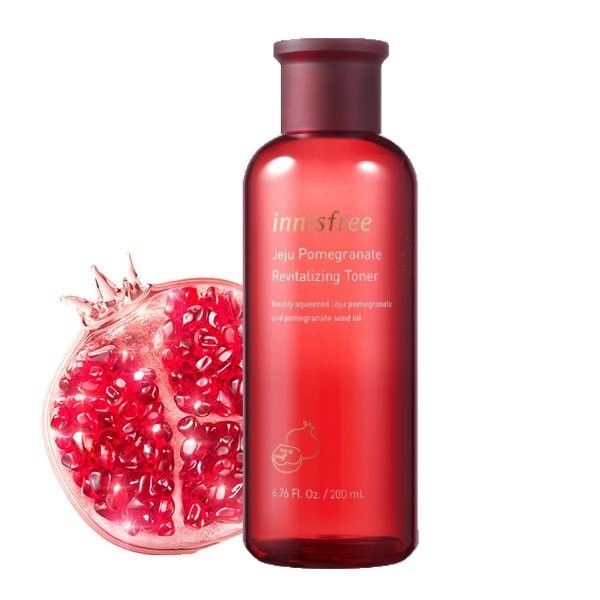 Nước Hoa Hồng Làm Sáng Da, Ngăn Ngừa Lão Hóa Chiết Xuất Từ Lựu Innisfree Jeju Pomegranate Revitalizing Toner 200ml