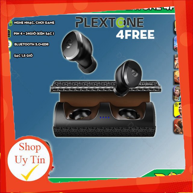 Plextone 4Free |Tai nghe truewireless in-ear độ trễ thấp,nghe nhạc, chơi game PUBG cực đỉnh Liên hệ mua hàng 084.209.198