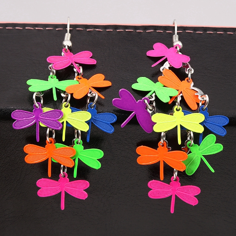 Fashion Personality Dragonfly Earrings Environmental Earrings Jewelry
