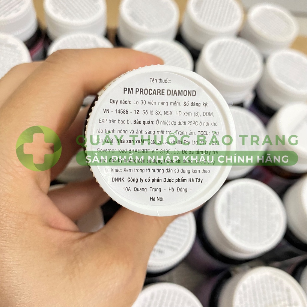 PM Procare Diamond - Vitamin Tổng Hợp Cho Phụ Nữ Có Thai Và Cho Con Bú
