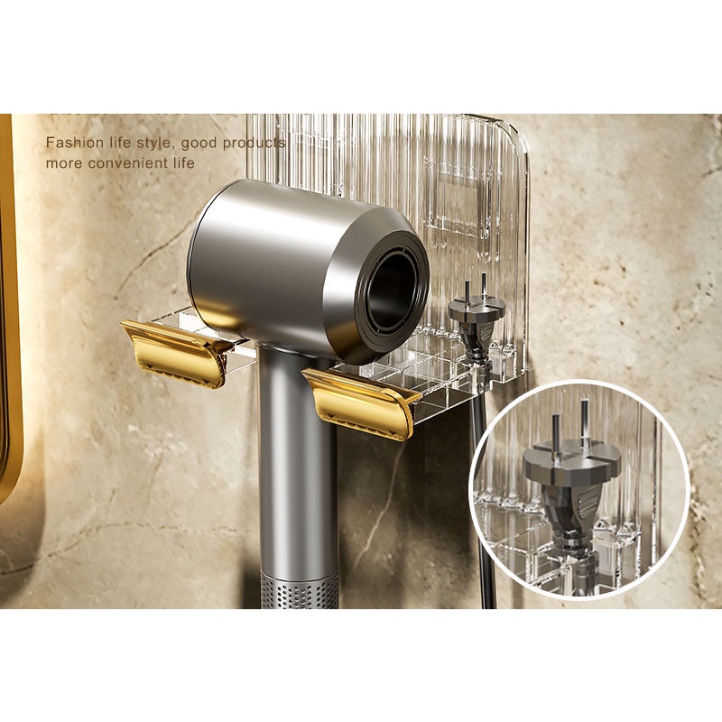 Giá Treo Máy Sấy Tóc Gắn Tường Tiện Dụng