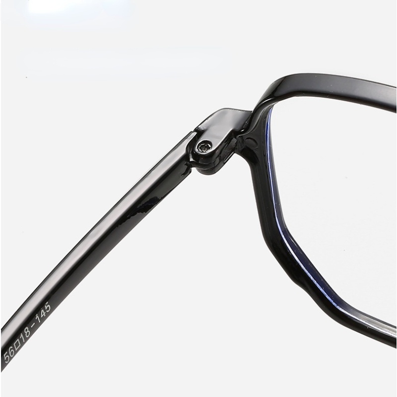 (KIQI-FASHION) COD Chống Ánh Sáng Xanh 0°~-400° Kính Cận Gọng Vuông Thời Trang Cho Nữ