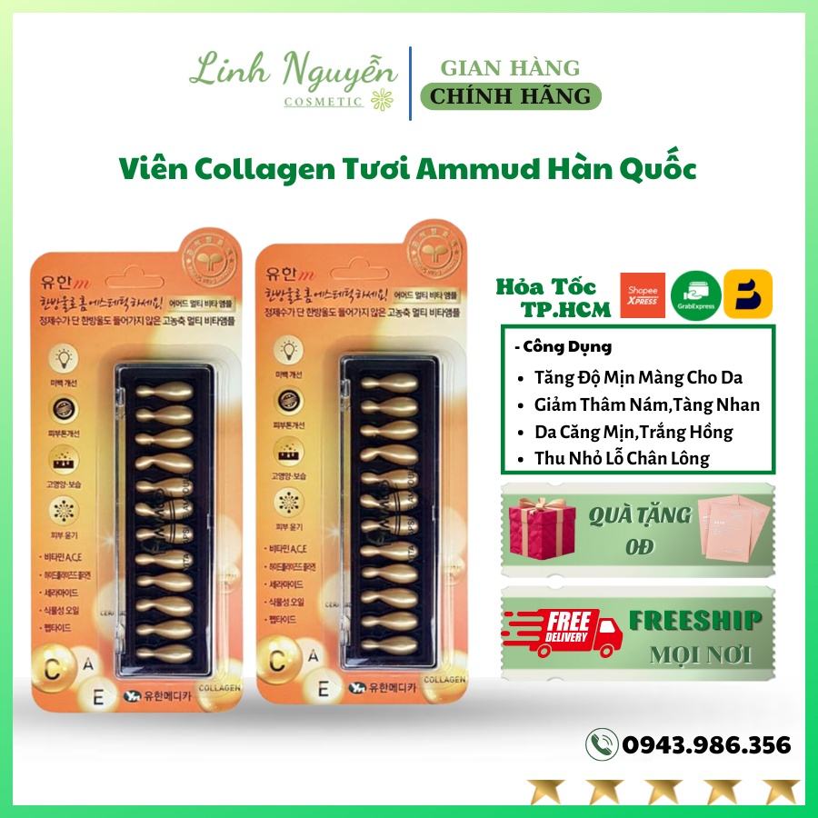 Viên Collagen Tươi Ammud Hàn Quốc