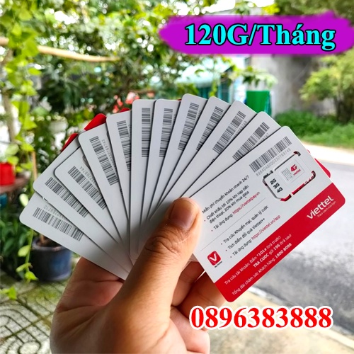 SIM 4G VIETTEL TỐC ĐỘ CAO V120Z-120GB/tháng (4gb data/ngày miễn phí gọi nội mạng, 50p ngoại mạng)