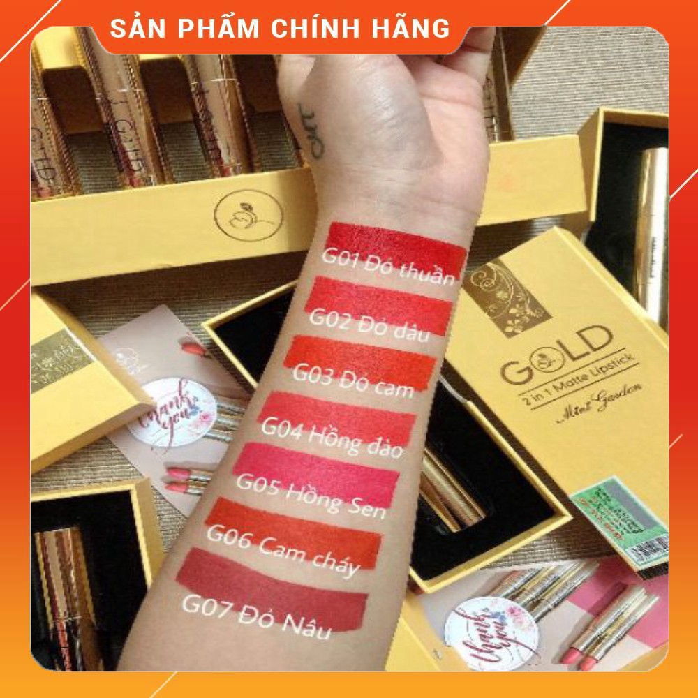 [DATE MỚI NHẤT] Son Gold MINI GARDEN son 2 đầu tiện lợi | BigBuy360 - bigbuy360.vn