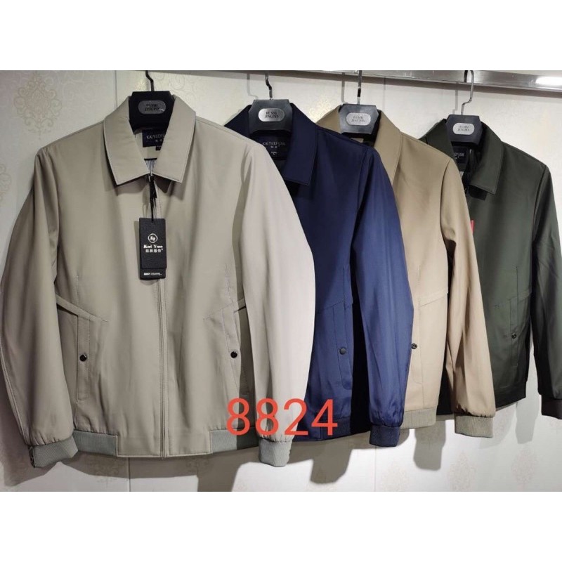 Áo Khoác Gió Nam Trung Niên Quảng Châu lót lụa 2 lớp mỏng nhẹ siêu đẹp hàng có sẵn tặng bố biếu ông