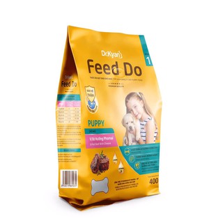 [Combo 5 gói] THỨC ĂN HẠT CHO CHÓ CON VỊ BÒ NƯỚNG & PHÔ MAI FEED DO GÓI 400G - DR.KYAN