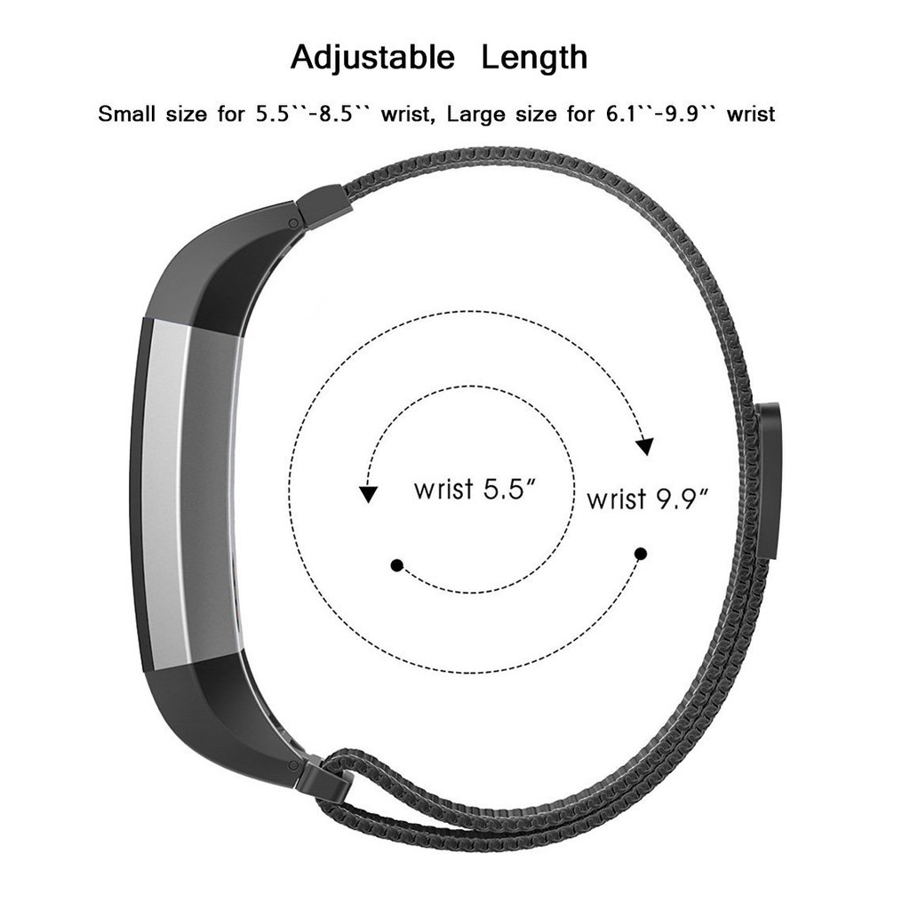 Dây đeo inox Milanese cho đồng hồ thông minh Fitbit Alta