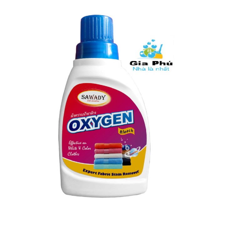 Nước tẩy quần áo Sawady Oxygen 450ml Gia Phú