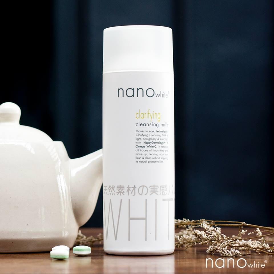 Sữa rửa mặt và tẩy trang cao cấp Nanowhite 200ml