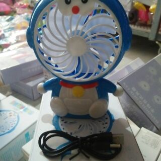 Quạt sạc mini hình doremon