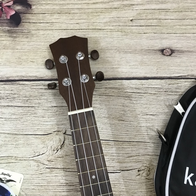 ĐÀN UKULELE TENOR MẶT GỖ VIỀN NGỌC