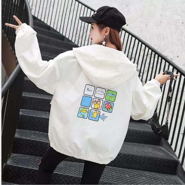 Áo Khoác Dù Nam Nữ Unisex - Áo Khoác Jacket  Cực Hot  ( có form rộng XL )