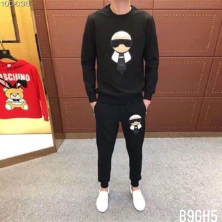 [ thanh lý] Bộ nỉ nam fendy from chuẩn, quần áo nam.