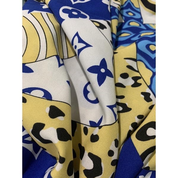 VẢI LỤA 100D HOẠ TIẾT