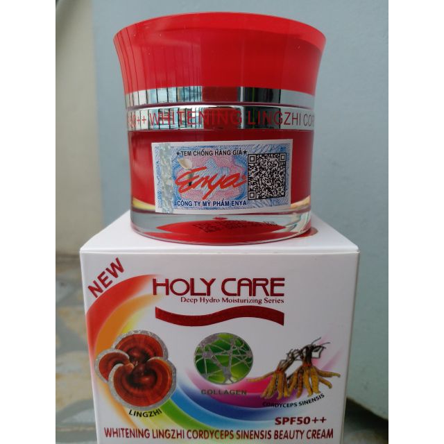 Kem Holy care Linh Chi, Đông Trùng Hạ Thảo, Collagen 9in1