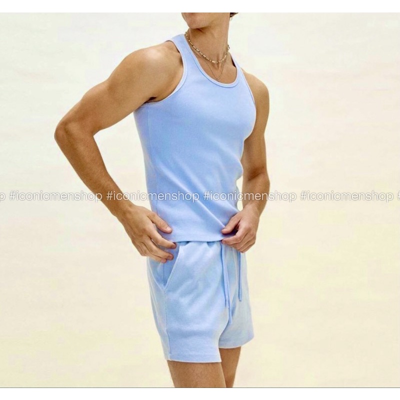 Áo ba lỗ nam thun gân form body