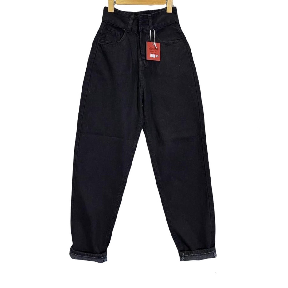 Quần Jeans Baggy Nữ Cạp cao 2 nút Chuẩn Form Hack dáng Chất liệu Cao cấp Trẻ trung cực hot