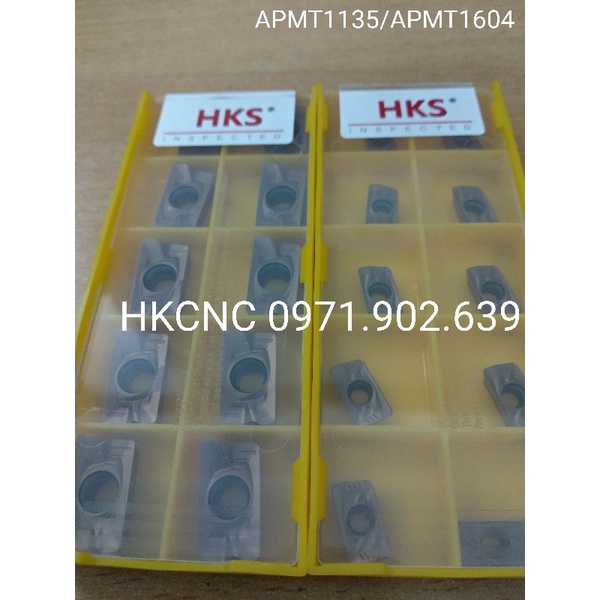 1 HỘP MẢNH PHAY, CHIP PHAY APMT1135 , APMT1604, PHAY HÔNG, PHAY MẶT