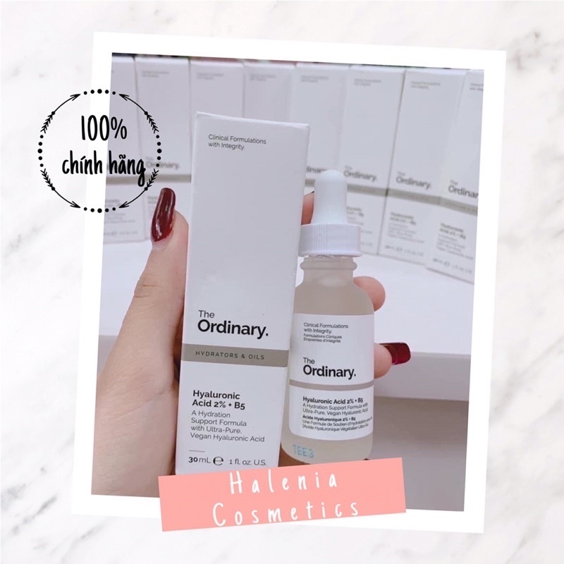 Serum The Ordinary Hyaluronic Acid 2% + B5 cấp nước cấp ẩm Lọ fullsize 30ml-60ml