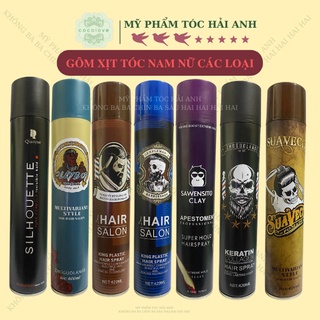 Gôm Xịt Tóc Nam Nữ SILHOUETTE CHÍNH HÃNG