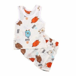 BỘ QUẦN ÁO BA LỖ THÔNG HƠI CỰC THOÁNG MÁT CHO BÉ