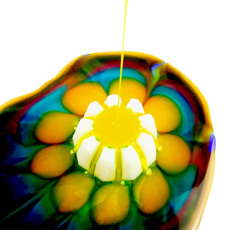Whi Split Cup for Paint Pouring Flower Pour Cups for Making Painting Tools Drawing