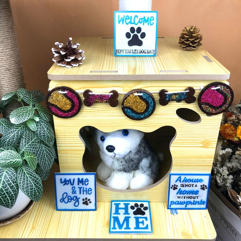 Khuôn Silicone Làm Đế Lót Ly Hình Dấu Chân Chó Dag DIY