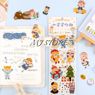 Sticker cute A little star - mjstore