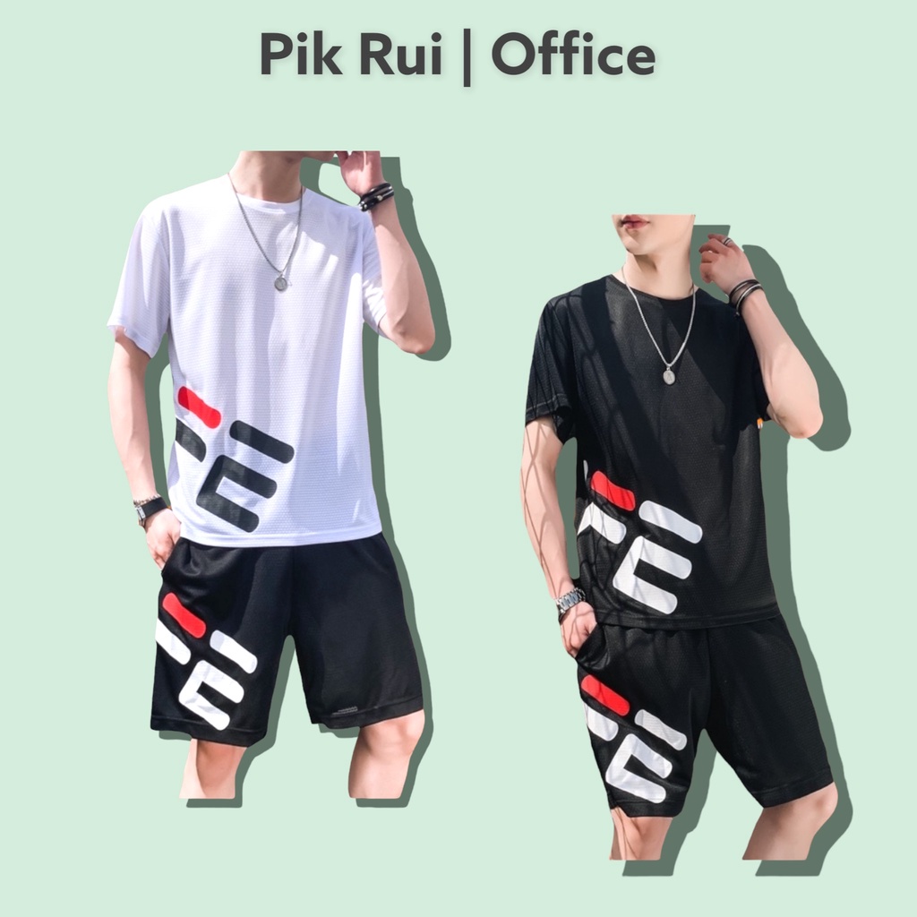 Bộ Quần Áo Mặc Nhà Thể Thao Nam Mùa Hè Phong Cách Cao Cấp