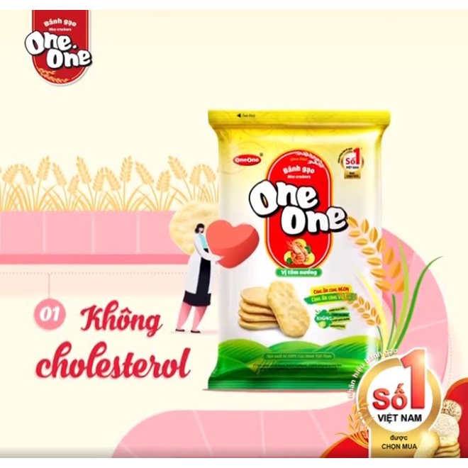 {Now 1h} Bánh gạo One One Vị Bò Nướng