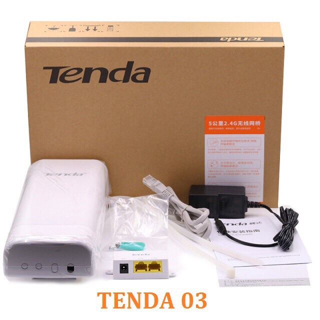 Thiết Bị Thu Phát Wifi Tenda O3 v2 Phát Xa 5KM Ngoài Trời O3 v2.0 | BigBuy360 - bigbuy360.vn
