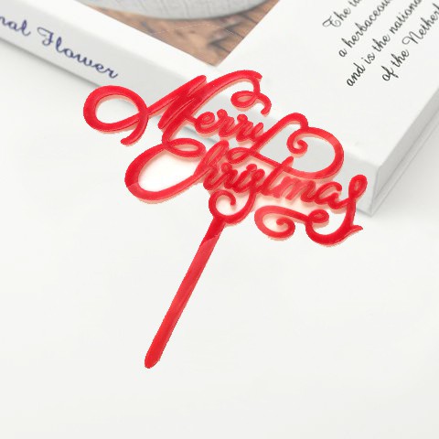 topper cake [FREESHIP] combom 10 thẻ cắm giáng sinh