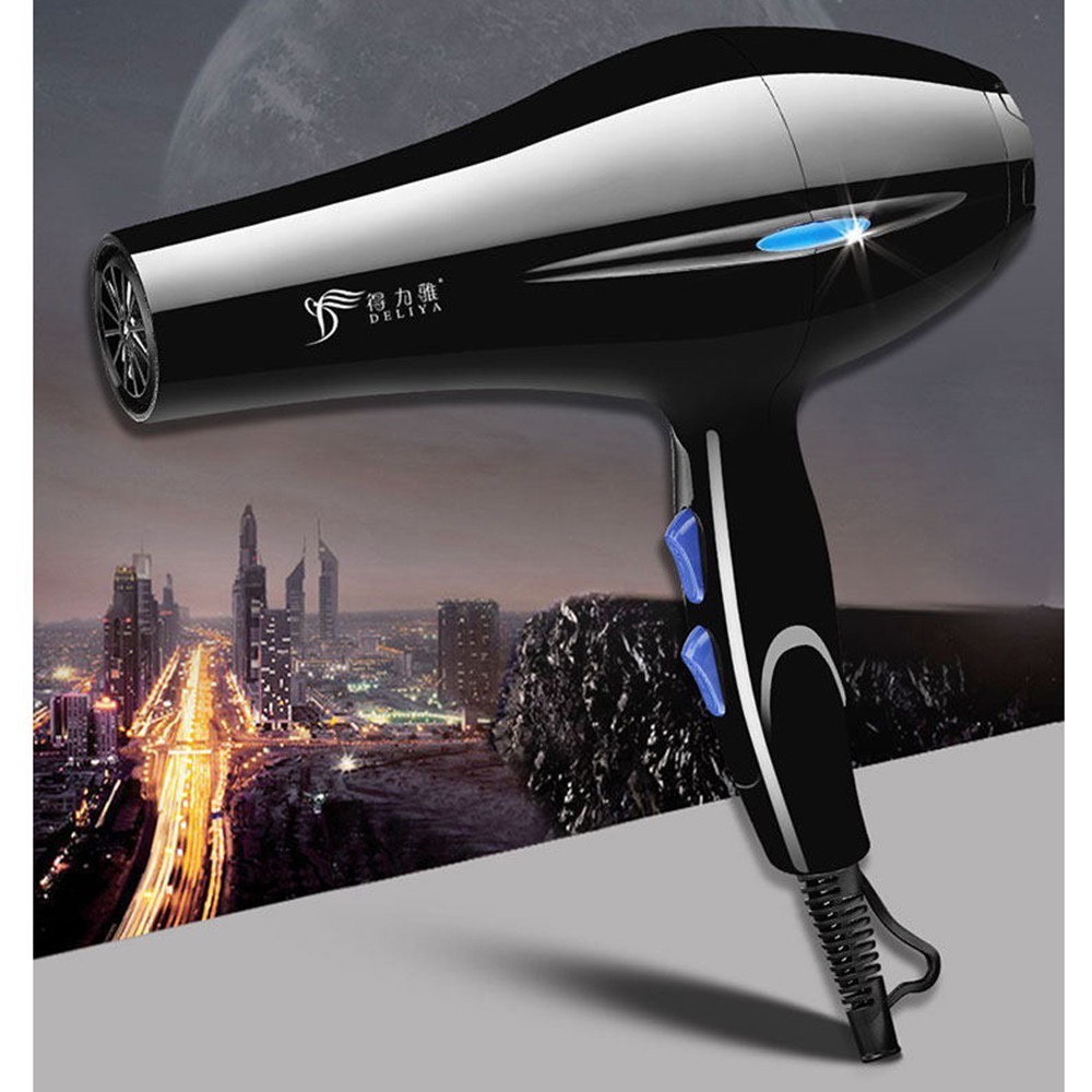 Máy sấy tóc tạo kiểu Deliya DLY-8020 công suất lớn 2200W, tặng 5 phụ kiện, Bảo hành 12 Tháng - XUKI MART