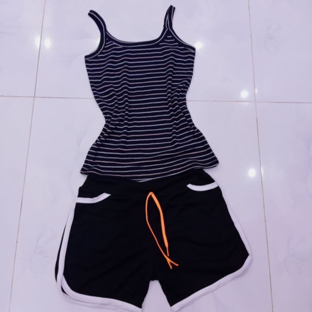 Áo sọc 2 dây mát mịn | BigBuy360 - bigbuy360.vn