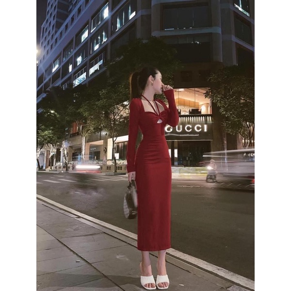 Váy body nữ ❤ ❤  FREESHIP ❤ ❤  Váy nữ kiểu dáng sexy vải thun tăm co giãn tốt