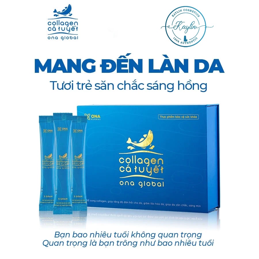 Mua 3 tặng 1 - Collagen Cá Tuyết Ona Global Nhập Khẩu Chính Hãng Từ Na Uy - PQ38