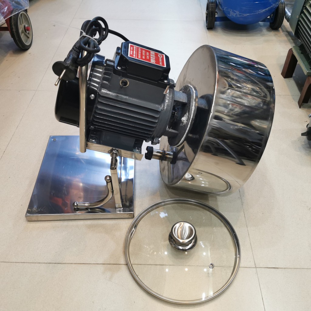 Máy Xay Thịt Giò Chả Đa Năng 1100W INOX Loại 1kg Có Bao Đá Tặng Que Đánh Ruốc