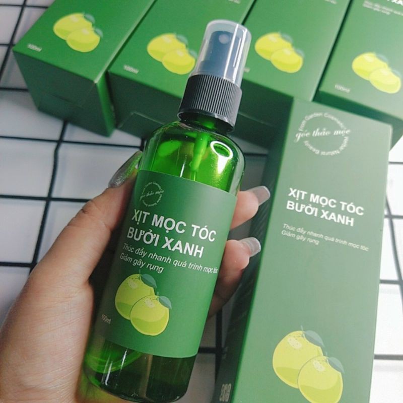 Xịt mọc tóc bưởi xanh, xịt bưởi kích thích mọc tóc 100ml