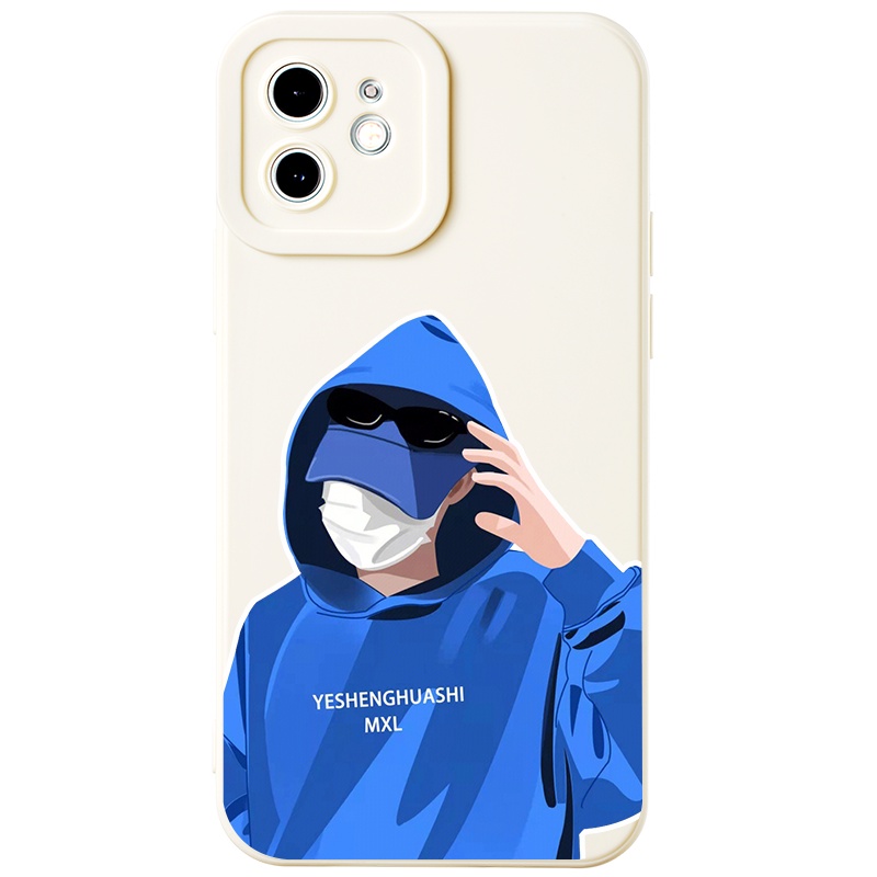 Ốp lưng JURSUE mềm hoạt hình cặp đôi dễ thương đẹp Cho iPhone 14 13 12 11 Pro Max SE 2020 X XR XS 8 7 ip 6S 6 Plus Y2274