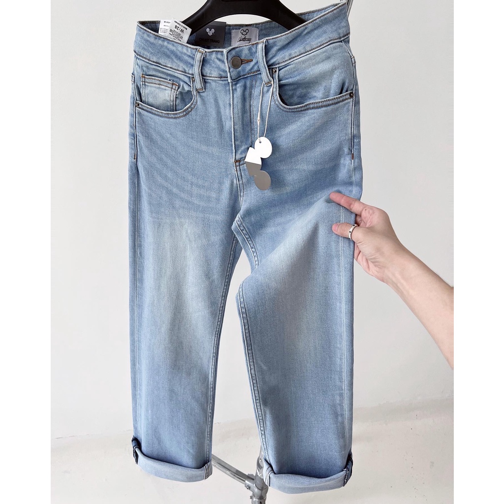 QUẦN JEAN Slimfit BabyBlue CHUOTTRANG