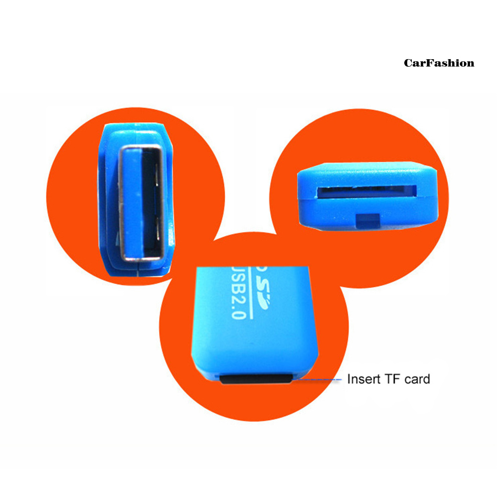 Đầu đọc thẻ nhớ USB TF gọn nhẹ cho PC máy tính xách tay | BigBuy360 - bigbuy360.vn