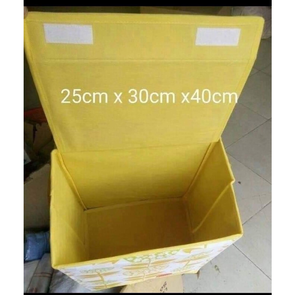 Thùng Vải Gấp Gọn Đa Năng 25x30x40cm Sunsilk - Đựng Quần Áo, Đồ Chơi, Tã Bỉm... - Có Quai Xách