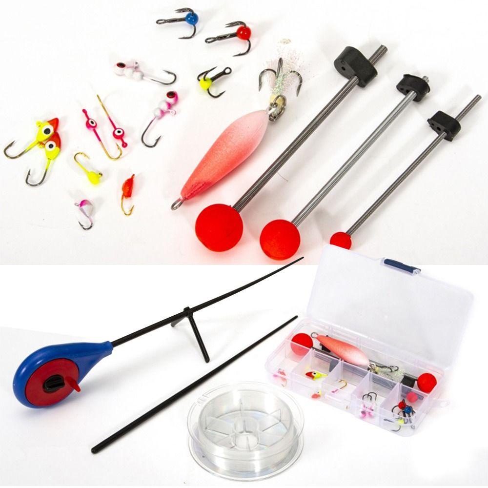 Mồi Câu Cá Mùa Đông Cứng Kèm Móc Câu Tiện Dụng